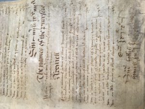 The National Archives, CORNWALL, Sir Thomas, of Lugharness, Herf. PROB 2/508, 1537.