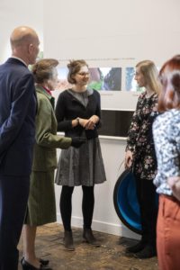 Emily Burgess meeting Princess Anne