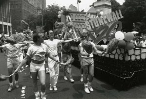 English: Gay Pride Parade, New York City, 1989