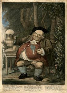 Etching of Toby Fillpot, 1786