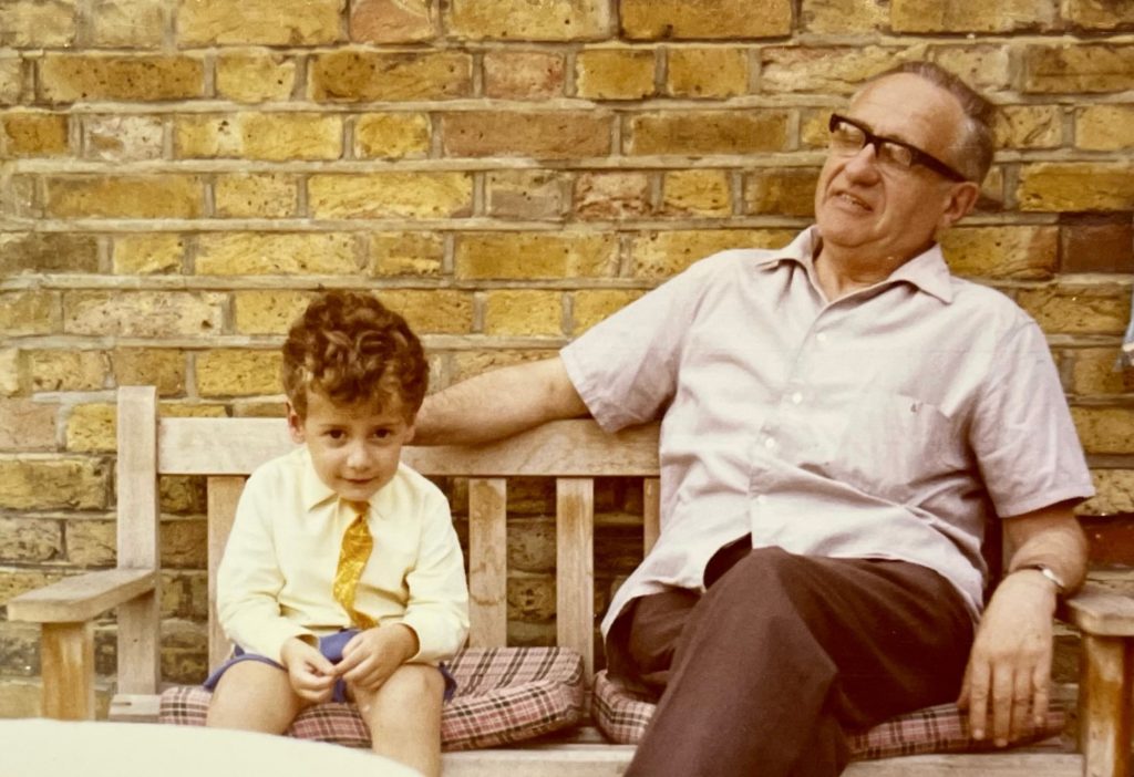 Photograph of Ivor and Jeremy Shaw, 1971
