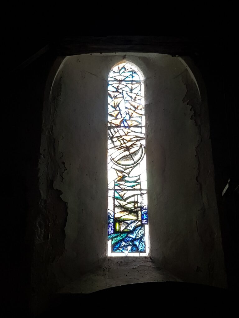 Memorial window in Tangmere church.