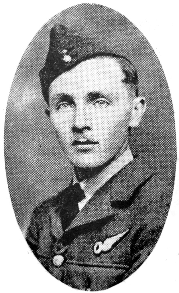 A black and white photograph of Julius Charles Holland
