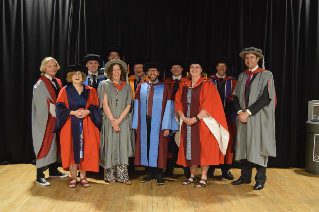 From left: Lee Sartain; Fiona McCall; Matt Heaslip; Tom Rodgers; Katy Gibbons; Brad Beaven; Mathias Seiter; Karl Bell; Jodi Burkett; Rob James; Mike Esbester