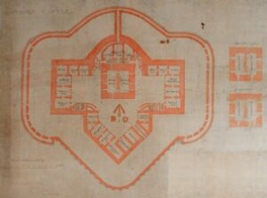 The original redesign plans made by General Benjamin Fisherman of the Royal Engineers (1813-1816)